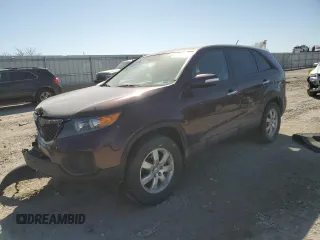 2012 Kia Sorento LX with VIN 5XYKT3A15CG288024, listed as a Copart auction lot 48458575 with 110,643 mi miles and Salvage Title. Bid and sale history available at carsss.com. Image 1.