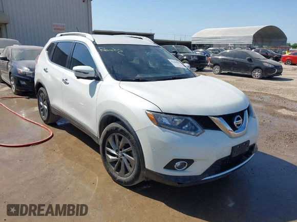2016 Nissan Rogue SV with VIN KNMAT2MT1GP686630, listed as a IAAI auction lot 42000985 with 131,058 mi miles. Bid and sale history available at carsss.com. Image 1.