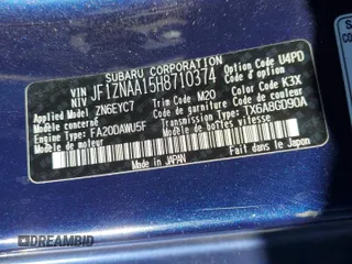 2017 Toyota 86 with VIN JF1ZNAA15H8710374, listed as a Copart auction lot 85290674 with 103,145 mi miles and Salvage Title. Bid and sale history available at carsss.com. Image 12.