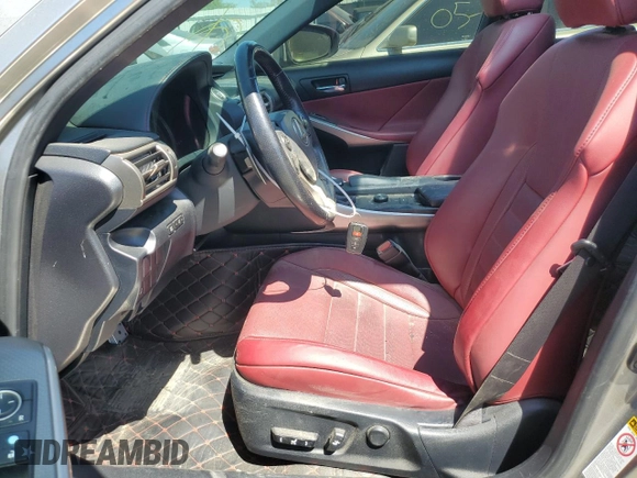 2016 Lexus IS 200t with VIN JTHBA1D23G5020035, listed as a Copart auction lot 55495915 with 118,816 mi miles and Salvage title. Bid and sale history available at DreamBid. Image 7.