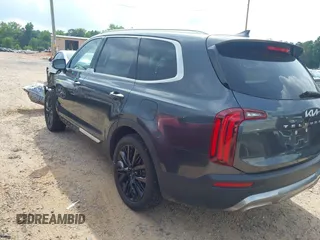 2022 Kia Telluride SX with VIN 5XYP54HC2NG266272, listed as a IAAI auction lot 42499725 with 46,577 mi miles and . Bid and sale history available at DreamBid. Image 3.