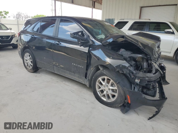 2023 Chevrolet Equinox LS with VIN 3GNAXHEG9PL154005, listed as a Copart auction lot 57805865 with Not provided miles and Salvage title. Bid and sale history available at DreamBid. Image 4.