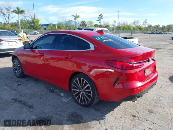 2022 BMW 2 Series 228i with VIN WBA53AK00N7K04325, listed as a IAAI auction lot 41430069 with 17,991 mi miles and . Bid and sale history available at carsss.com. Image 3.