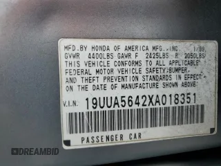 1999 Acura TL with VIN 19UUA5642XA018351, listed as a Copart auction lot 88231105 with 0 mi miles and Salvage Title. Bid and sale history available at carsss.com. Image 12.