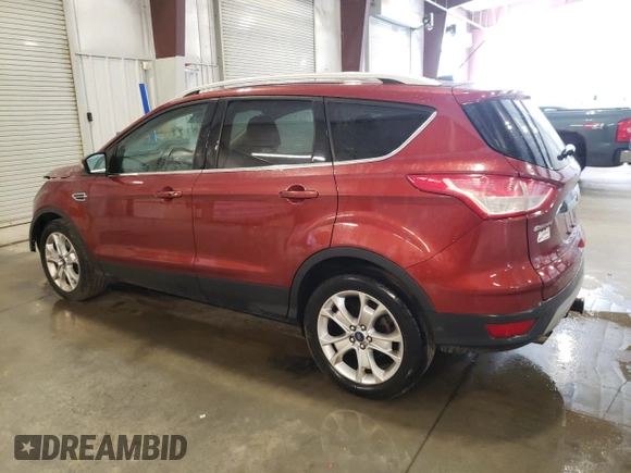 2016 Ford Escape Titanium with VIN 1FMCU9J97GUA67485, listed as a Copart auction lot 57623135 with 95,147 mi miles and Salvage title. Bid and sale history available at DreamBid. Image 2.