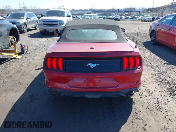 2022 Ford Mustang EcoBoost with VIN 1FATP8UH6N5105570, listed as a IAAI auction lot 41768451 with 21,036 mi miles. Bid and sale history available at carsss.com. Image 16.
