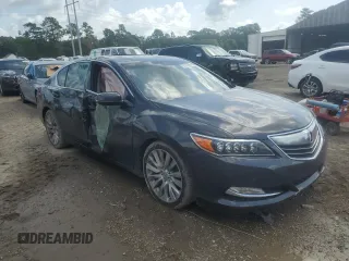 2014 Acura RLX Advance with VIN JH4KC1F93EC004320, listed as a Copart auction lot 61643825 with 80,123 mi miles and Salvage title. Bid and sale history available at DreamBid. Image 4.