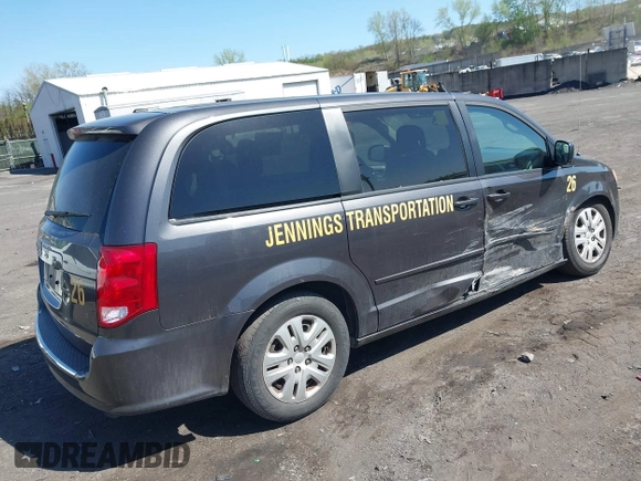 2017 Dodge Grand Caravan SE with VIN 2C4RDGBG6HR822561, listed as a IAAI auction lot 42133347 with 120,531 mi miles and . Bid and sale history available at DreamBid. Image 4.