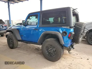2024 Jeep Wrangler Sport S with VIN 1C4PJXAN8RW169420, listed as a Copart auction lot 62593945 with 5,164 mi miles and Salvage title. Bid and sale history available at DreamBid. Image 2.