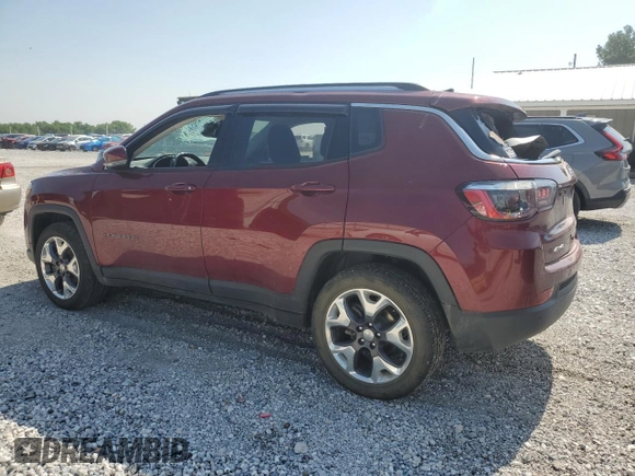 2021 Jeep Compass Limited z VIN 3C4NJDCB2MT565303, wystawiony jako Copart lot #60375095 z przebiegiem 48 204 mil mil oraz Szkoda całkowita • Salvage title. Historia ofert i sprzedaży dostępna na DreamBid. Obrazek 2.