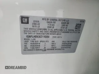 2014 Chevrolet Equinox LTZ with VIN 1GNFLHEK3EZ116264, listed as a Copart auction lot 42937015 with 94,393 mi miles and Salvage Title. Bid and sale history available at carsss.com. Image 15.