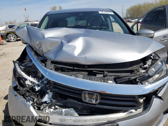2023 Honda Odyssey Touring with VIN 5FNRL6H8XPB043493, listed as a Copart auction lot 53166015 with 34,615 mi miles and Salvage Title. Bid and sale history available at DreamBid. Image 12.