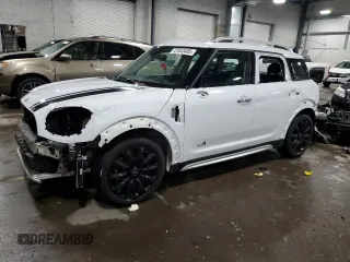 2020 MINI Countryman Cooper S with VIN WMZYX1C03L3L43937, listed as a Copart auction lot 47843485 with 66,708 mi miles and Salvage Title. Bid and sale history available at carsss.com. Image 1.