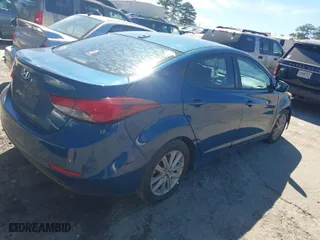 2016 Hyundai Elantra SE with VIN KMHDH4AE4GU606430, listed as a IAAI auction lot 41835376 with 156,827 mi miles. Bid and sale history available at carsss.com. Image 4.