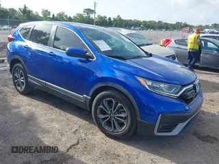 2021 Honda CR-V EX z VIN 7FARW1H59ME007732, wystawiony jako IAAI lot #42458601 z przebiegiem 60 034 mil mil oraz . Historia ofert i sprzedaży dostępna na DreamBid. Obrazek 1.
