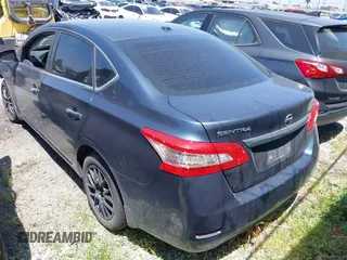 2015 Nissan Sentra S with VIN 3N1AB7AP4FY363387, listed as a IAAI auction lot 41862097 with 132,970 mi miles. Bid and sale history available at carsss.com. Image 3.