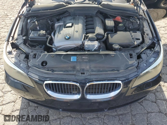 2006 BMW 5 Series 530i with VIN WBANE73526CM34545, listed as a Copart auction lot 50443515 with 78,452 mi miles and Clean Title. Bid and sale history available at carsss.com. Image 11.