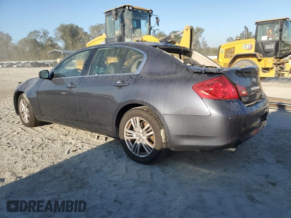 2011 Infiniti G25 x with VIN JN1DV6AR8BM654374, listed as a Copart auction lot 75913834 with Not provided miles and Salvage title. Bid and sale history available at DreamBid. Image 2.