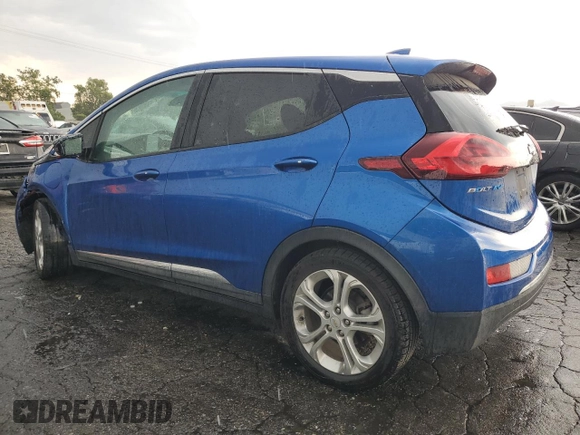 2019 Chevrolet Bolt EV LT with VIN 1G1FY6S08K4111029, listed as a Copart auction lot 59609955 with 97,312 mi miles and Clean title. Bid and sale history available at DreamBid. Image 2.