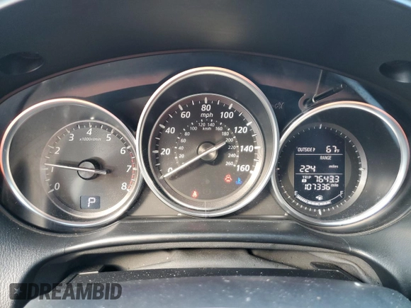 2014 Mazda CX-5 Touring with VIN JM3KE2CY8E0305641, listed as a Copart auction lot 42617165 with 107,336 mi miles and Salvage Title. Bid and sale history available at carsss.com. Image 9.