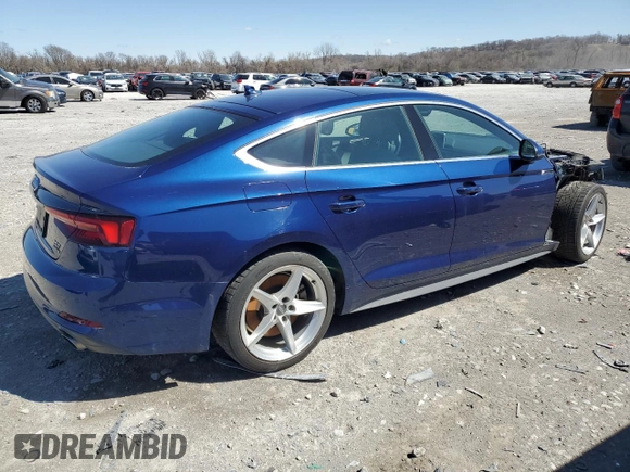 2018 Audi A5 Sportback Premium Plus с VIN WAUENCF5XJA052319, выставлен на аукционе Copart как лот 44125225 с пробегом Не указан миль и Списание • Salvage title. История ставок и продаж доступна на DreamBid. Изображение 3.
