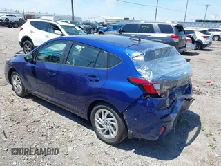 2024 Subaru Impreza with VIN JF1GUABC0R8375116, listed as a IAAI auction lot 39815182 with 216 mi miles. Bid and sale history available at carsss.com. Image 3.