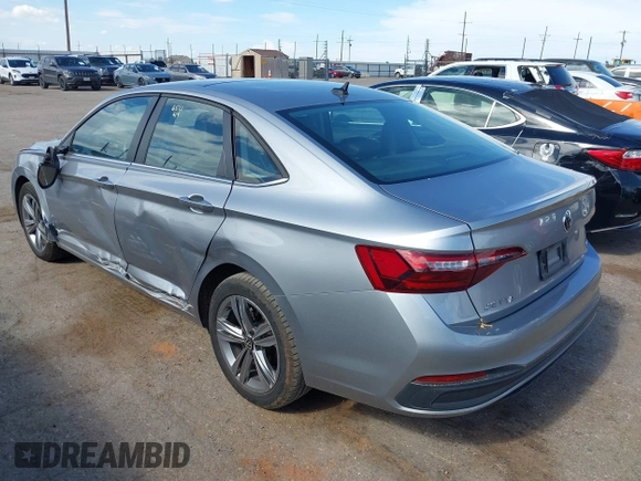 2024 Volkswagen Jetta SE with VIN 3VW7M7BU1RM002374, listed as a IAAI auction lot 42605292 with 46,844 mi miles and . Bid and sale history available at DreamBid. Image 3.