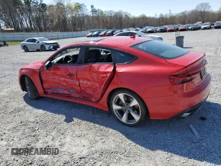 2020 Audi A5 Sportback Premium Plus with VIN WAUCNCF52LA012990, listed as a Copart auction lot 47703204 with 21,084 mi miles. Bid and sale history available at carsss.com. Image 2.