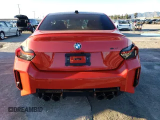 2024 BMW M2 with VIN 3MF13DM08R8D87457, listed as a Copart auction lot 37057014 with 4,516 mi miles and Salvage Title. Bid and sale history available at carsss.com. Image 6.