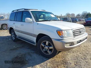 2005 Toyota Land Cruiser z VIN JTEHT05J952078683, wystawiony jako IAAI lot #41769150 z przebiegiem 299 737 mil mil oraz . Historia ofert i sprzedaży dostępna na DreamBid. Obrazek 1.
