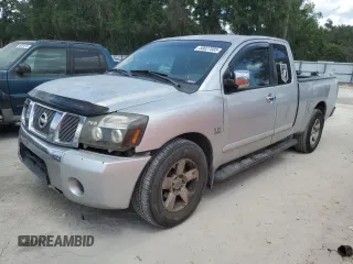 2004 Nissan Titan SE z VIN 1N6AA06A74N536337, wystawiony jako Copart lot #58027885 z przebiegiem 203 669 mil mil oraz Szkoda całkowita • Salvage title. Historia ofert i sprzedaży dostępna na DreamBid. Obrazek 1.