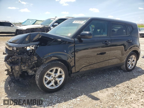 2023 Kia Soul LX with VIN KNDJ23AU0P7849953, listed as a Copart auction lot 56181825 with 13,656 mi miles and Salvage Title. Bid and sale history available at DreamBid. Image 1.