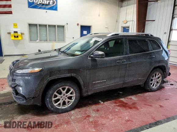 2015 Jeep Cherokee Latitude with VIN 1C4PJMCS8FW769920, listed as a Copart auction lot 46282335 with 143,469 mi miles and Salvage Title. Bid and sale history available at carsss.com. Image 1.