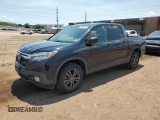 2018 Honda Ridgeline Sport with VIN 5FPYK3F16JB015224, listed as a Copart auction lot 61099735 with 113,504 mi miles and Clean title. Bid and sale history available at DreamBid. Image 1.
