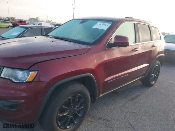 2021 Jeep Grand Cherokee Laredo X with VIN 1C4RJEAG7MC712703, listed as a IAAI auction lot 41822921 with 38,048 mi miles. Bid and sale history available at carsss.com. Image 6.