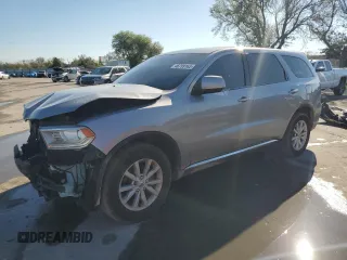 2020 Dodge Durango SXT z VIN 1C4RDHAGXLC356349, wystawiony jako Copart lot #46799165 z przebiegiem 50 578 mil mil oraz Szkoda całkowita • Salvage title. Historia ofert i sprzedaży dostępna na DreamBid. Obrazek 1.