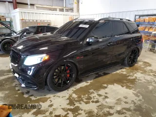2018 Mercedes-Benz GLE 63 S AMG with VIN 4JGDA7FB0JB036238, listed as a Copart auction lot 43861995 with 58,952 mi miles and Salvage title. Bid and sale history available at DreamBid. Image 1.