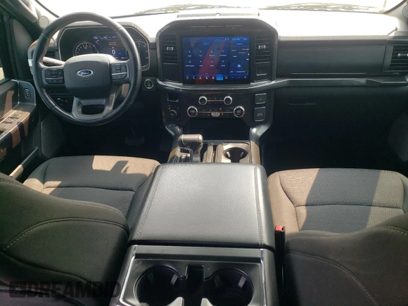 2021 Ford F-150 XL with VIN 1FTEW1EP7MFC02143, listed as a Copart auction lot 59140805 with 27,789 mi miles and Salvage title. Bid and sale history available at DreamBid. Image 8.