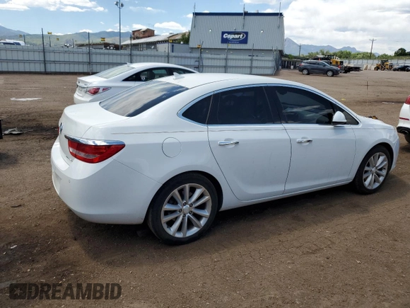 2012 Buick Verano Group with VIN 1G4PS5SK0C4170517, listed as a Copart auction lot 61219065 with 136,256 mi miles and Salvage title. Bid and sale history available at DreamBid. Image 3.