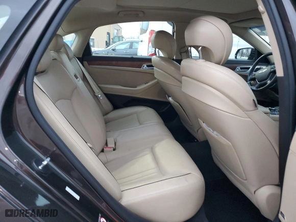 2016 Hyundai Genesis 3.8L with VIN KMHGN4JE9GU125823, listed as a Copart auction lot 86921224 with 58,950 mi miles and Salvage Title. Bid and sale history available at carsss.com. Image 11.