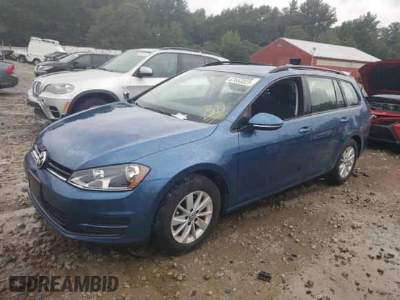 2016 Volkswagen Golf SportWagen TSI S with VIN 3VWC17AU4GM500977, listed as a Copart auction lot 67653323 with 0 mi miles. Bid and sale history available at carsss.com. Image 1.