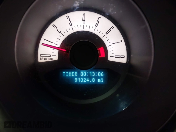 2012 Ford Mustang V6 with VIN 1ZVBP8EM9C5212396, listed as a IAAI auction lot 41398592 with 91,024 mi miles and . Bid and sale history available at carsss.com. Image 7.