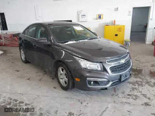 2016 Chevrolet Cruze Limited LT with VIN 1G1PE5SB1G7220351, listed as a IAAI auction lot 41612395 with 108,649 mi miles. Bid and sale history available at carsss.com. Image 1.
