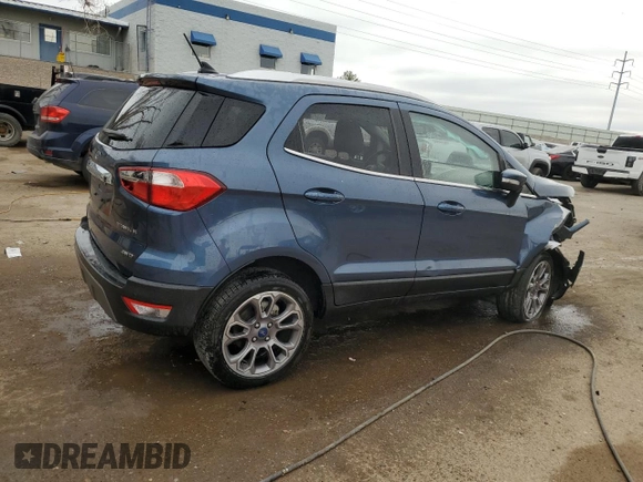 2021 Ford EcoSport Titanium z VIN MAJ6S3KL4MC416365, wystawiony jako Copart lot #45915025 z przebiegiem 54 188 mil mil oraz Nie do naprawy. Historia ofert i sprzedaży dostępna na DreamBid. Obrazek 3.