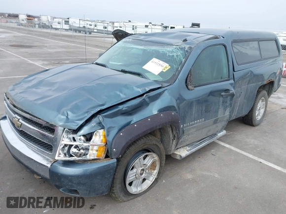 2008 Chevrolet Silverado 1500 Work Truck with VIN 1GCEC14008Z197627, listed as a IAAI auction lot 41532550 with 1 mi miles. Bid and sale history available at carsss.com. Image 6.