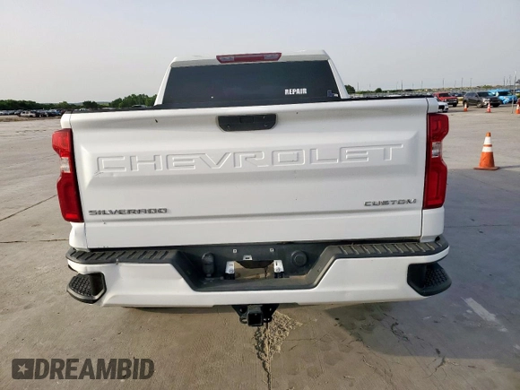 2020 Chevrolet Silverado 1500 Custom with VIN 3GCPWBEK9LG426899, listed as a Copart auction lot 56714435 with 141,167 mi miles and Clean Title. Bid and sale history available at DreamBid. Image 6.