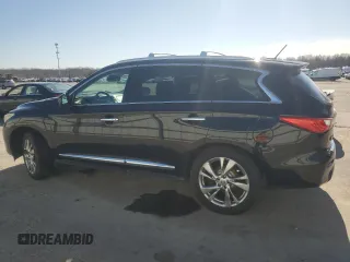2013 Infiniti JX35 with VIN 5N1AL0MM0DC332268, listed as a Copart auction lot 48032795 with 150,219 mi miles and Salvage Title. Bid and sale history available at DreamBid. Image 2.