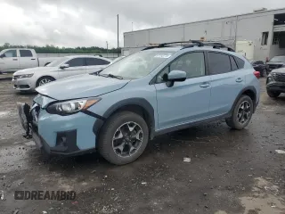 2019 Subaru Crosstrek Premium with VIN JF2GTACC4K8323586, listed as a Copart auction lot 57793775 with 117,000 mi miles and Salvage title. Bid and sale history available at DreamBid. Image 1.