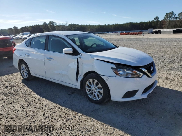 2018 Nissan Sentra SV with VIN 3N1AB7AP0JY250691, listed as a Copart auction lot 45577355 with 89,040 mi miles and Salvage Title. Bid and sale history available at carsss.com. Image 4.