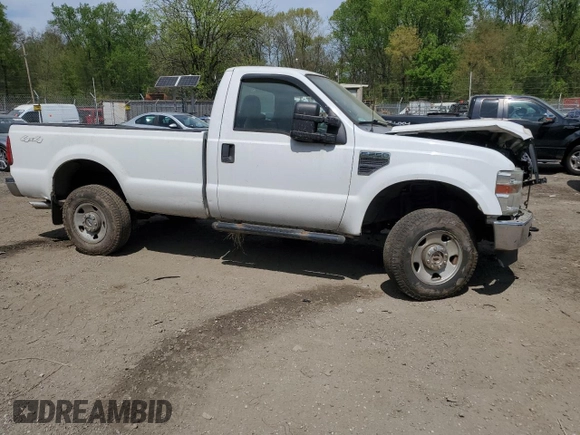2010 Ford F-250 XL with VIN 1FTNF2B51AEA11666, listed as a Copart auction lot 53383055 with 79,920 mi miles and Salvage title. Bid and sale history available at DreamBid. Image 4.